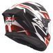 Мото шолом LS2 FF820 Rapid 3 Xtrem White Black Red 3037146328 фото 2