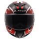 Мото шолом LS2 FF820 Rapid 3 Xtrem White Black Red 3037146328 фото 5