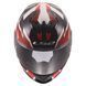 Мото шолом LS2 FF820 Rapid 3 Xtrem White Black Red 3037146328 фото 3
