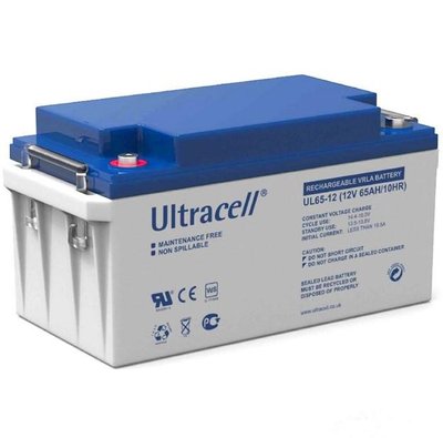 Акумуляторна батарея Ultracell UL65-12 AGM 12 V 65 Ah (348x167x176) White Q1/78 28427 фото