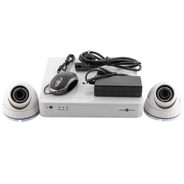 Уличный комплект видеонаблюдения на 2 камеры GV-IP-K-S33/02 1080P 9535 фото