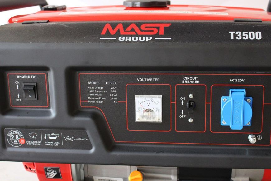 Бензиновый генератор MAST GROUP Т3500 T3500 фото
