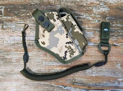 Кобура для G 17 Glock 17 Глок поясная с чехлом подсумком для магазина + шнур тренчик Пиксель ' 2964331069 фото