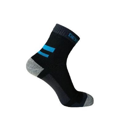 Шкарпетки водонепроникні Dexshell Running, p-p L, з блакитними смугами DS645ABLL фото