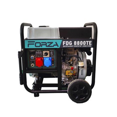 Генератор дизельний FORZA FDG8800TE 6.0/6.5 кВт 220/380В з електрозапуском 2366755340 фото