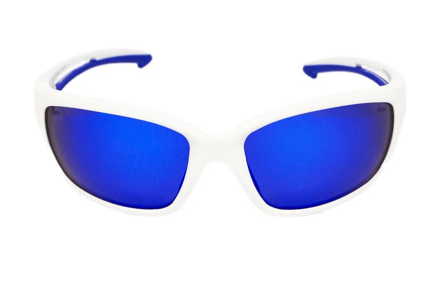 Захисні окуляри з поляризацією BluWater Seaside White Polarized (G-Tech™ blue), дзеркальні сині BW-SEASW-GTB2 фото