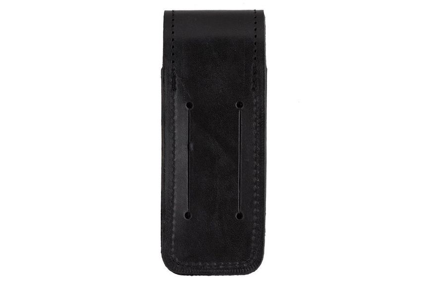 Подсумок чехол для магазина ПМ пистолет Макарова формованный кнопка А кожа чёрный SAG 901 фото