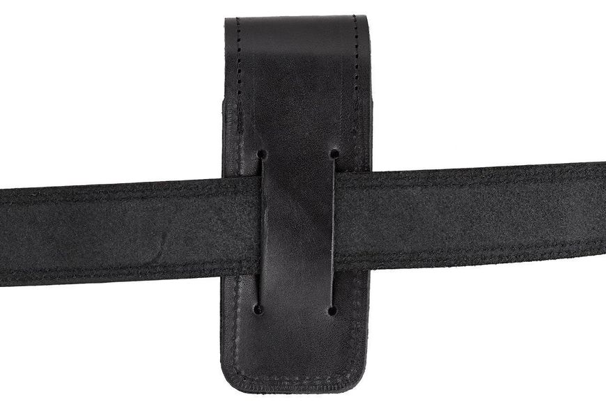 Подсумок чехол для магазина ПМ пистолет Макарова формованный кнопка А кожа чёрный SAG 901 фото