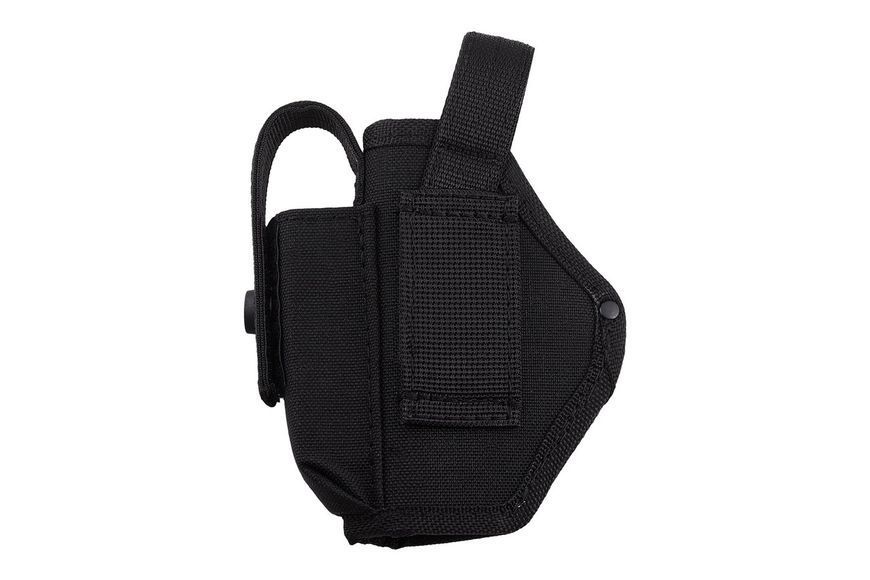 Кобура ПМ поясна з чохлом, подсумком, під магазин (cordura 1000d, чорна) ' 2964330231 фото