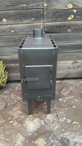 Печь буржуйка 4 мм "КИЕВ" с радиатором и варочной поверхностью. BP-КИЇВ фото