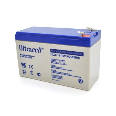 Аккумуляторная батарея Ultracell UXL9-12 AGM 12V 9 Ah (151 x 65 x 99) White Q8/420 29378 фото