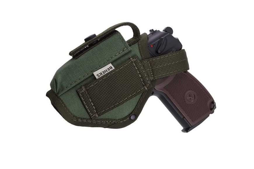 Кобура ПМ поясна з чохлом під магазин (Cordura 1000D, олива) ' 2964330232 фото