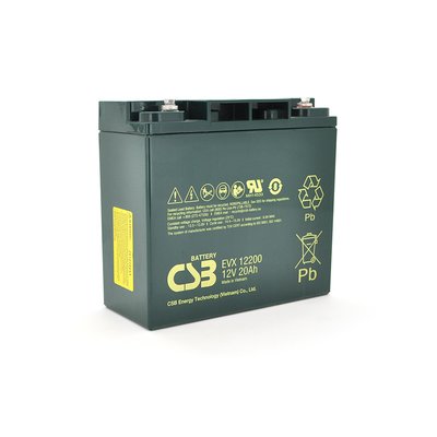 Акумуляторна батарея CSB EVX12200, 12 V 20 Ah (181х77х167 мм), Q4/192 23099 фото