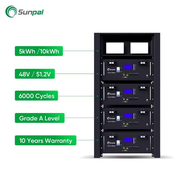 Акумуляторний блок SunPal PP 10kWh 2378373142 фото