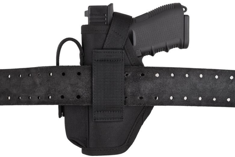 Кобура для G 19 Glock 19 Глок поясная с чехлом подсумком для магазина чёрная ' 2964331172 фото
