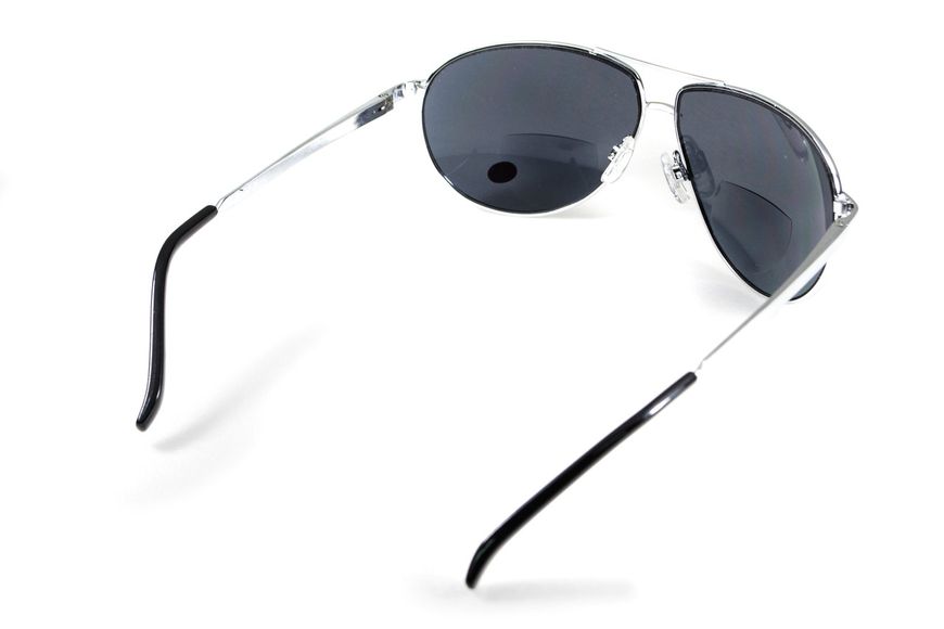 Бифокальные защитные очки Global Vision Aviator Bifocal (+2.0) (gray) серые 1АВИБИФ-Д2.0 фото