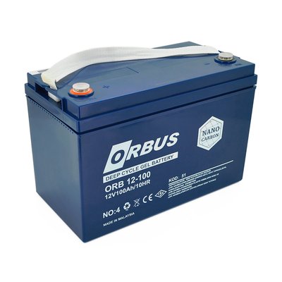 Акумуляторна батарея ORBUS CG12100 GEL 12 V 100 Ah (330 x 171 x 214) 30kg Q1/48 28636 фото
