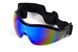 Очки защитные с уплотнителем Global Vision Z-33 (G-Tech™ blue) Anti-Fog, синие зеркальные 1З33-90 фото 1