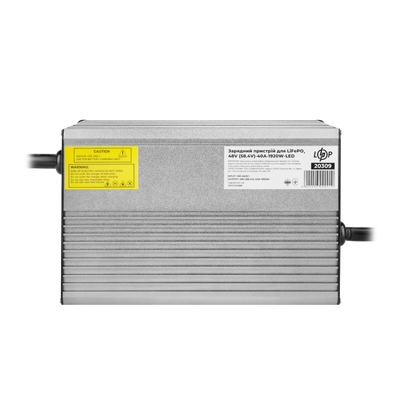 Зарядное устройство для аккумуляторов LiFePO4 48V (58.4V)-40A-1920W-LED 20309 фото