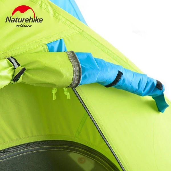 Палатка Naturehike P-Series II (2-х местная) 210T 65D polyester Graphic NH18Z022-P green 6975641887782 фото