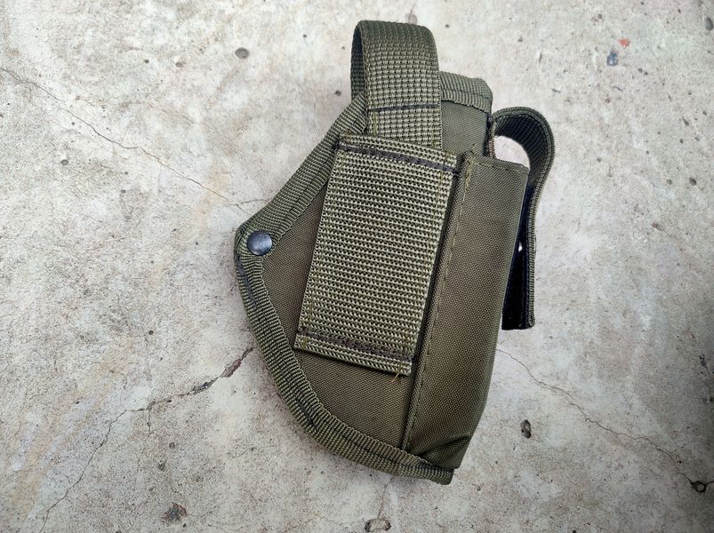 Кобура для пистолета макарова Левша с чехлом подсумком для магазина oxford Олива хаки 0011608 SAG 0011608 фото