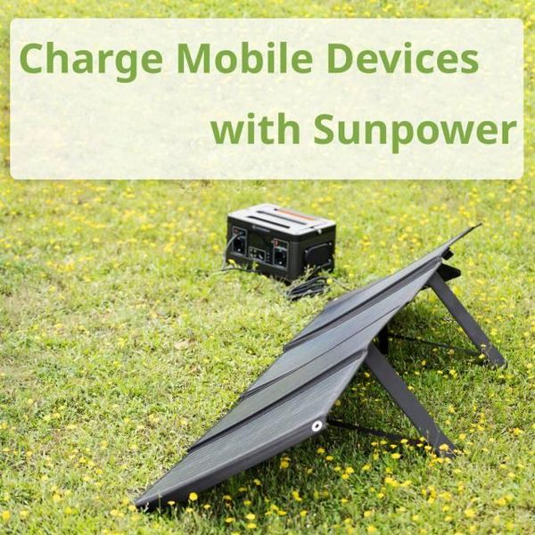 Портативний зарядний пристрій сонячна панель Bresser Mobile Solar Charger 90 Watt USB DC (3810060) 930151 фото