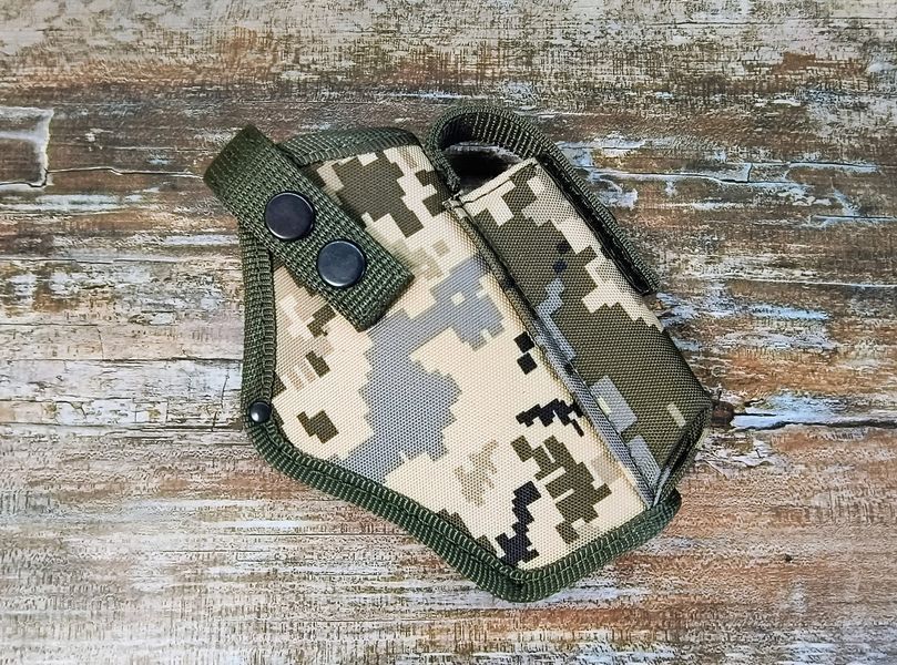 Кобура до G-17 Glock-17 Глок поясна з чохлом підсумком до магазину + шнур тренчик Піксель ' 2964331070 фото
