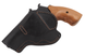 Кобура Револьвер 3 поясная не формованная кожа чёрная SAG 23102 фото 3
