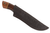 Чехол для ножа 215х50мм нескладного ножны для не складного ножа без гарды коричневый кожаный SAG 922 фото