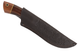 Чехол для ножа 215х50мм нескладного ножны для не складного ножа без гарды коричневый кожаный SAG 922 фото 1