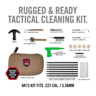 Набір для чистки Real Avid AR-15 Gun Cleaning Kit AVGCKAR15 фото