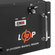 Аккумулятор LP LiFePO4 48V (51,2V) - 230 Ah (11776Wh) (Smart BMS 200A) с LCD RM 20331 фото 4